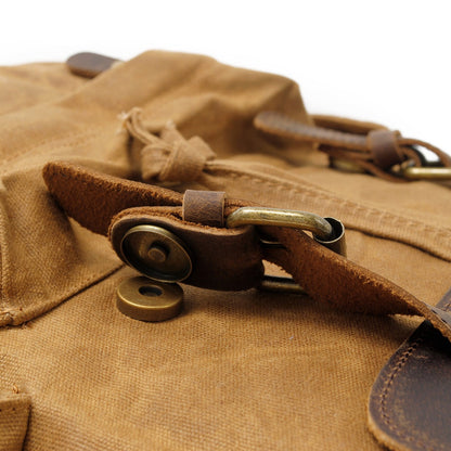 Waxed Canvas Backpack | COPENHAGEN | Last Day 80% Off!