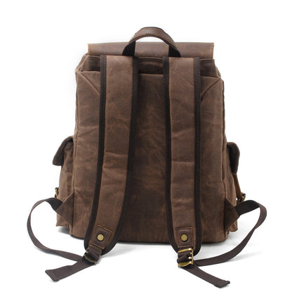 Jacob - Vintage Waxed Canvas Backpack | Last day 80% off!