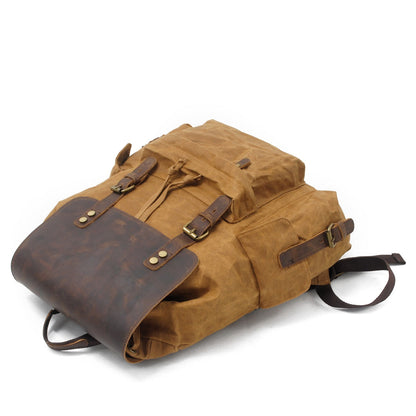 Waxed Canvas Backpack | COPENHAGEN | Last Day 80% Off!