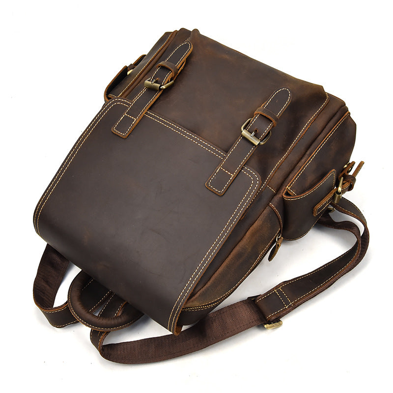 Nathan - Water-Resistant Leather Rucksack | Last day 80% off!
