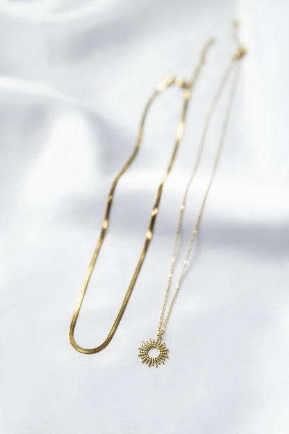 Here Comes The Sun – Necklace – Stainless Steel | Last day 80% off!